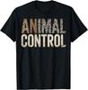 Animal Control Wildlife Zebra Leopard Pattern T-shirt
