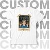 Custom Personalised Text Photo TShirt Vintage Polaroid Retro Birthday Gift