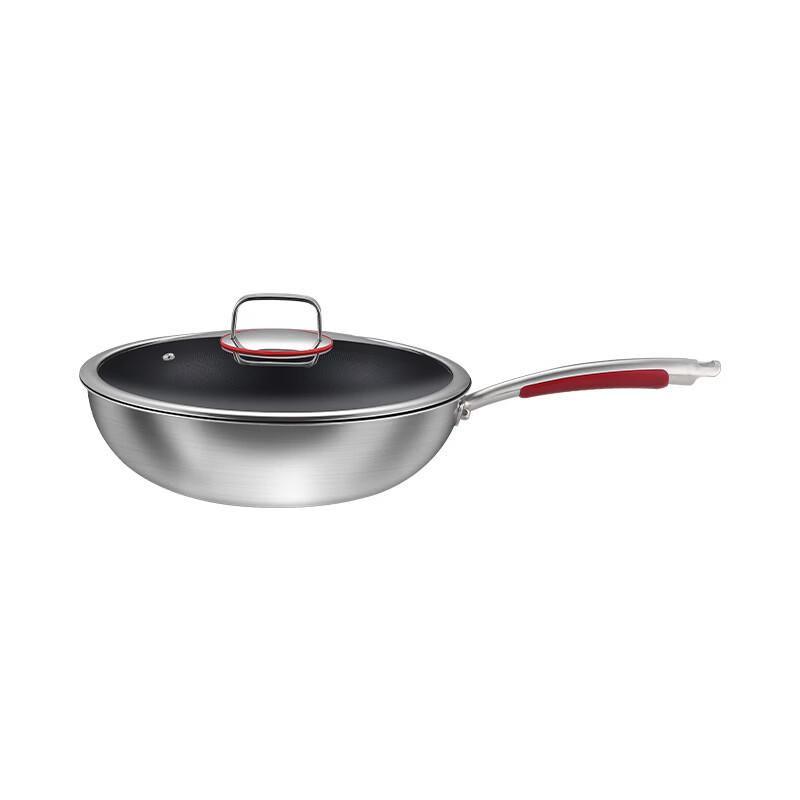CMAOS 34cm Titanium Non-Stick Wok