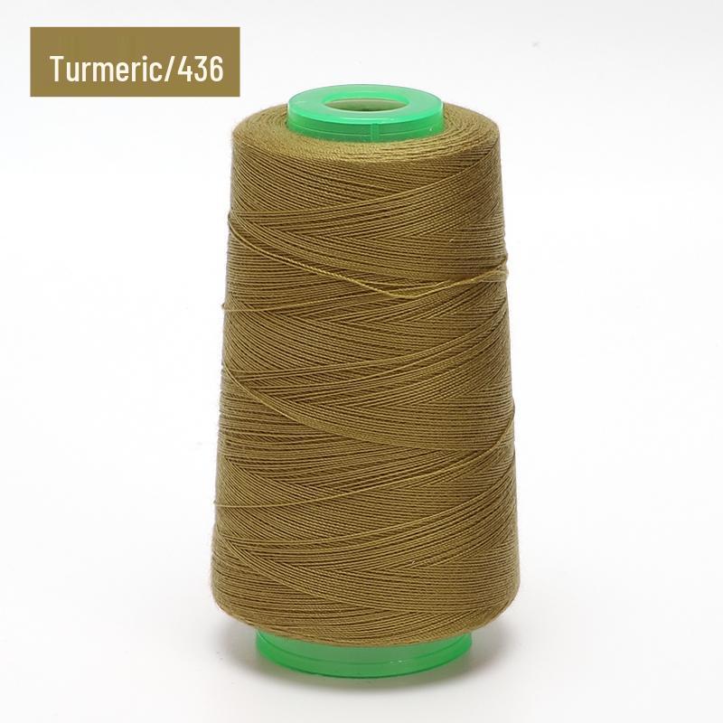 Household Sewing Thread - Large Spool, 202 Colors, Medium Thick Polyester for Sewing Machines, Black & White