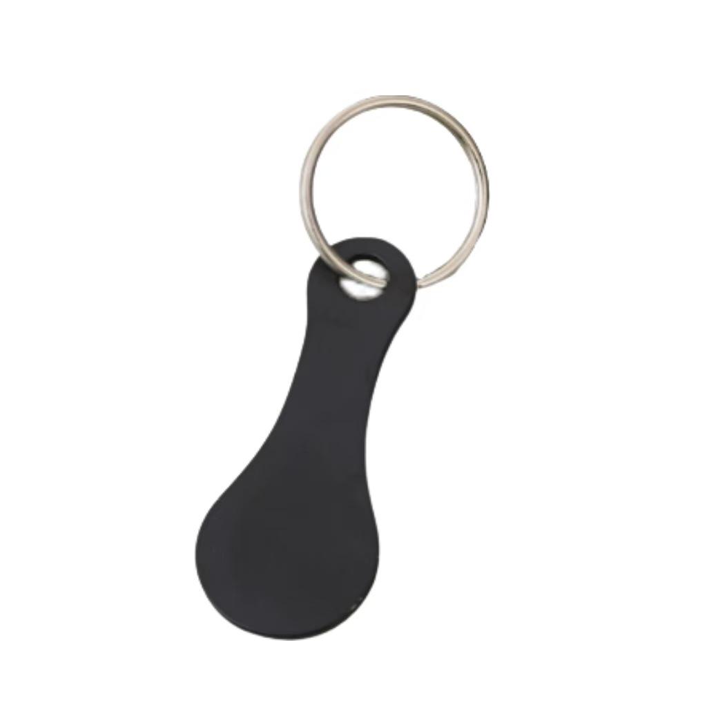 European & American Supermarket Keychain Token Pendant - Creative Stainless Steel Accessory