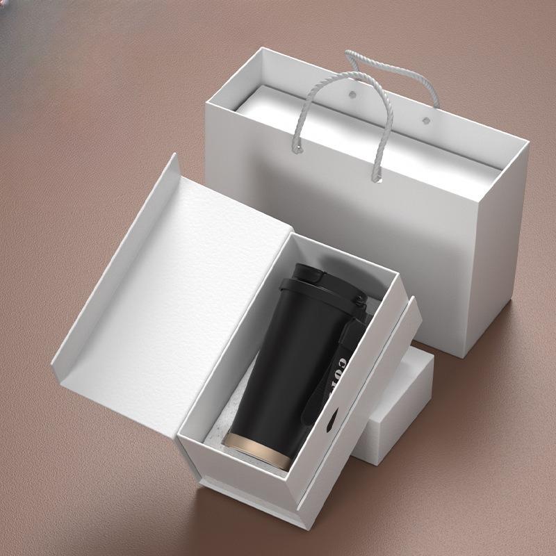 Straw Coffee Cup Female High-Looking Portable Water Cup 316 Stainless Steel Ceramic Liner Vacuum Cup