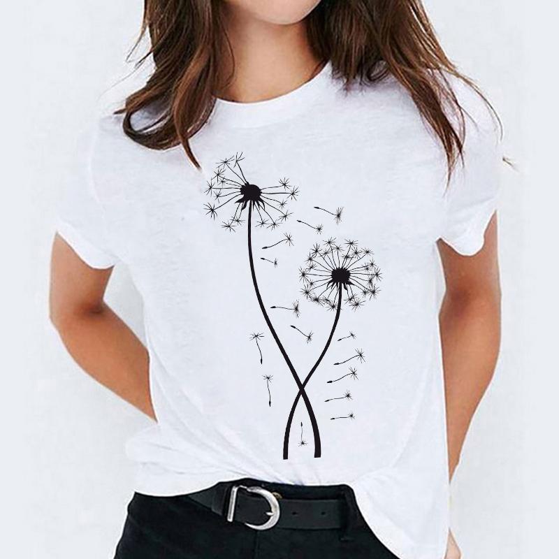 Graphic Women T Shirt Pineapple Watercolor Cartoon Short Sleeve Print Top Femme Tshirt Harajuku O-Neck Casual Ladies Tee Clothes