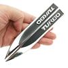 1 Pair Metal TURBO Turbocharged Car Sticker Logo Emblem Badge Decals Car Styling DIY Decoration Accessories for Frod Ford CW4