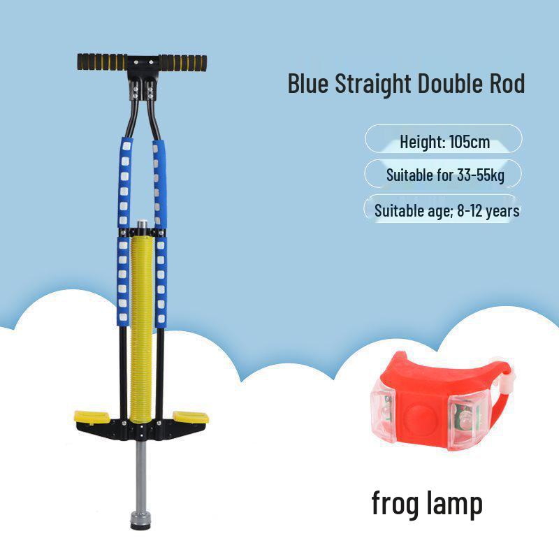 Kids' Frog Bouncer Jump Stick - Single & Double Jump Toy for Children and Students