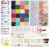 5000 Clay Beads for Bracelet Making Kits, 24 Colors Flat Clay Heishi Beads Jewelry Accessory, Strings for Jewelry Making Kit