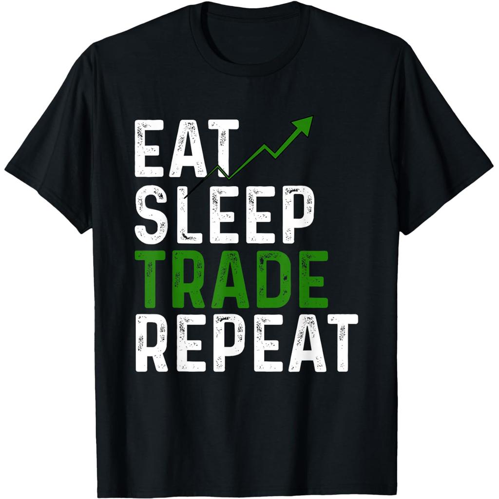 Things I Do In My Spare Time Stock Trading Crypto Trader T Shirts Men Cotton Humor Streetwear Short Sleeve Unisex Loose Clothing