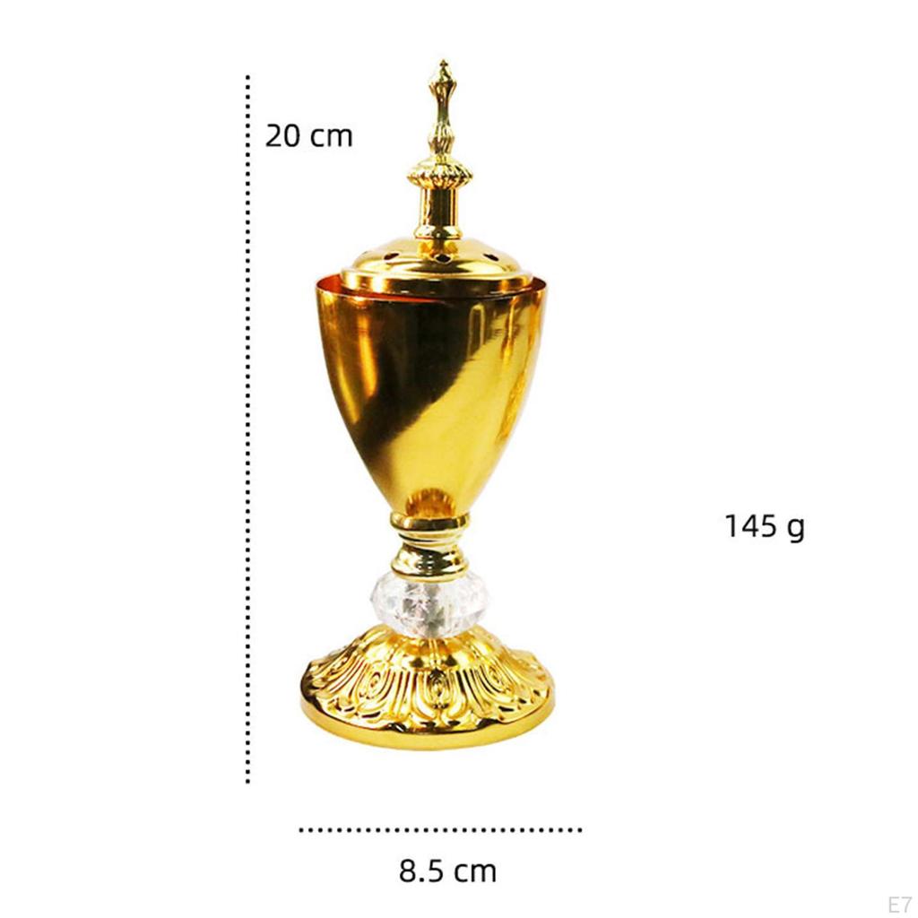 Burner Gold-plated Censer Cone Holder Ornaments Crafts Decor