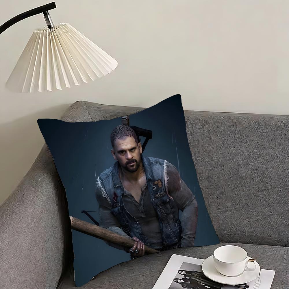 D-DayZ Zombie Game Anime Cushion Cover Reversible Plush Pillow Cover – For Car, Sofa, Bedroom, Perfect As a Gift.