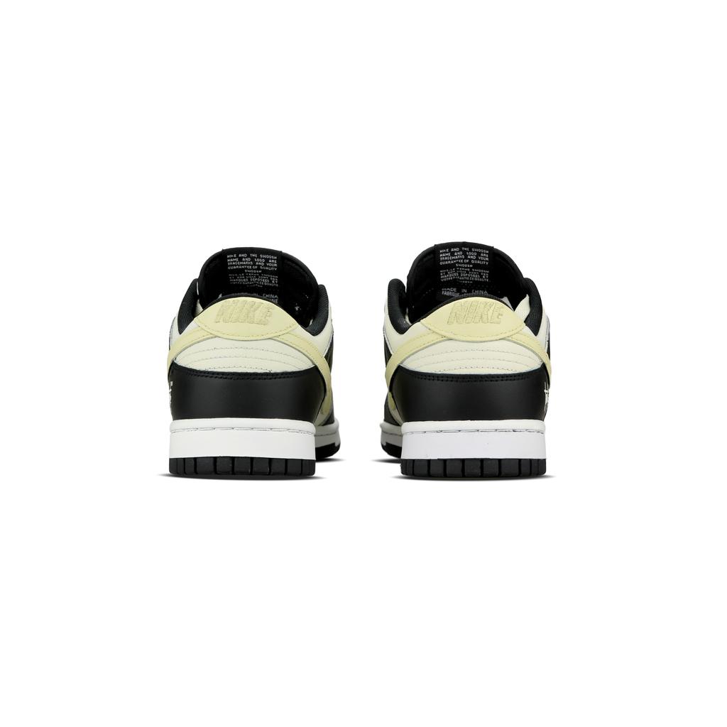 Nike Dunk Abrasion Resistant Low top Skateboard Shoes Unisex Milk White Black HF5441-100(Team333)