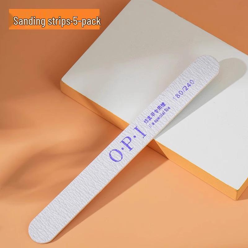 Nail File & Buffer Set: Emery Board, Sponge Buffer, Manicure Sanding Strip for Hand Care