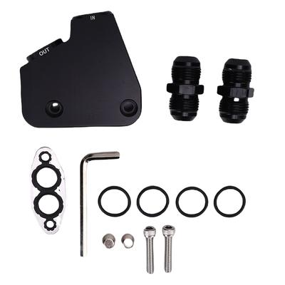 Engine Oil Cooler Adapter Kit AN Threaded Port Aluminium Alloy Replacement for LS LS1 LS2 LS3 LS6 LS7 LS9 Engines