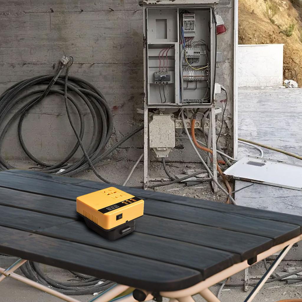 Multifunctional Inverter AC220V/DC5V/12V Inverter Constant Temperature Charging Convection Heat Dissipation Easy To Carry