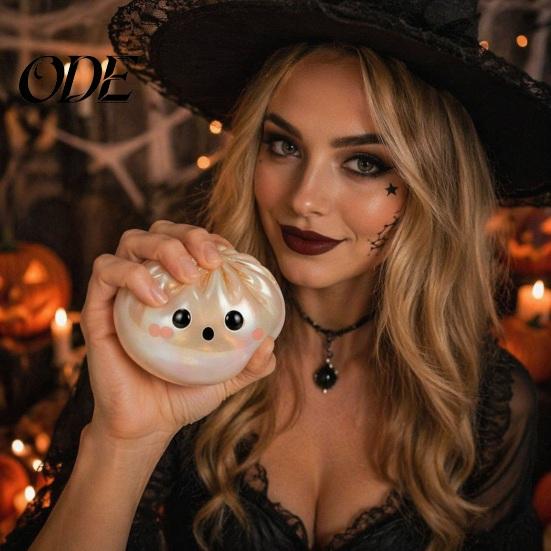 Halloween Party Favors 1/6Pcs Dumpling Stress Relief Toy, Devil Pumpkin Eyeball Skeleton Squeeze Gadget Anxiety Reduction Dough Bun Fidget Toy