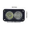 LED Headlight Upgrade Kit with Mount Bracket Car Square Spotlight White Yellow LED Pod Driving Work Light for Motorcycle