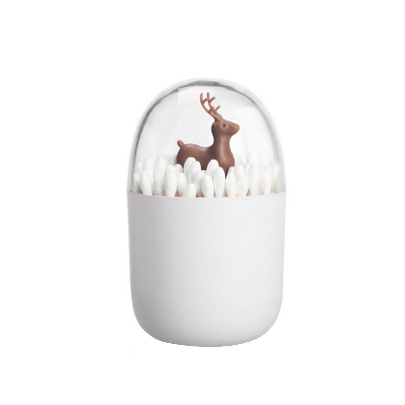 Cute Cartoon Dustproof Plastic Toothpick Holder Table Decoration Cotton Swab Case Toothpick Box Toothpick Dispenser
