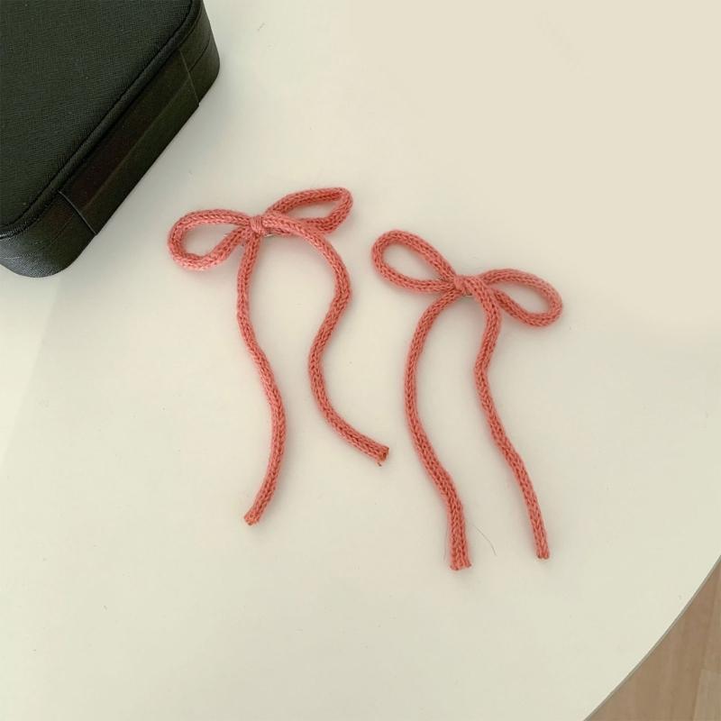 Cute Fairy Flat Clips Hairpin 2000s Style Balletcore Headdress Bunches Accessories Elegant Bowknot Cute Headdress