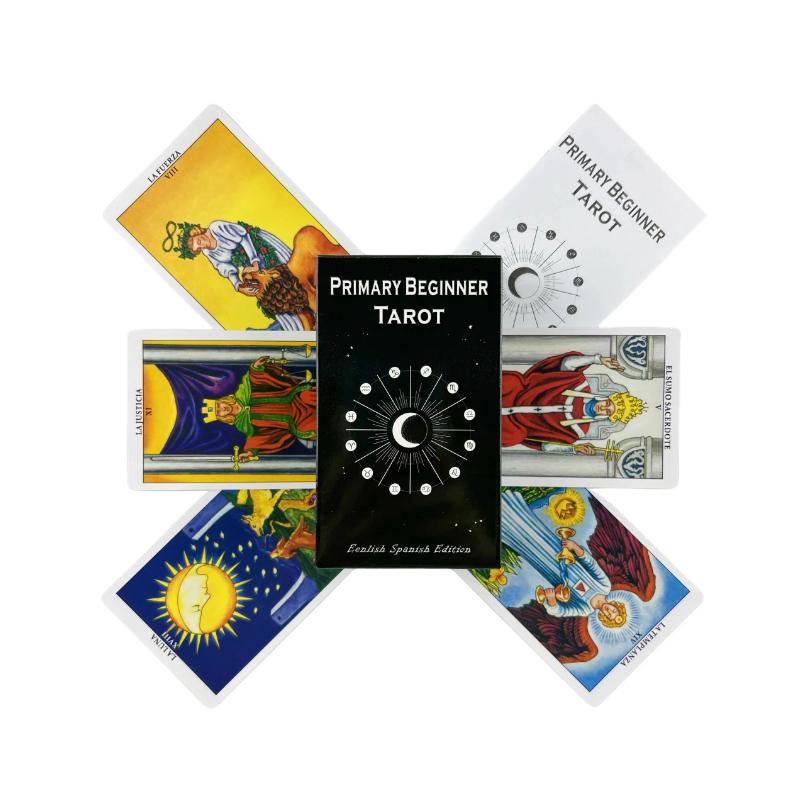 10.3*6cm Primary Beginner Tarot English Spanish Edition 78-Card Deck Board Game