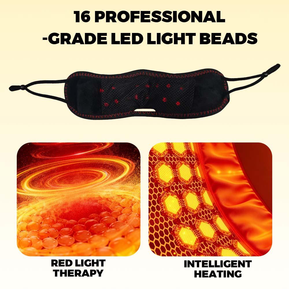 Mascarilla Nasal de Terapia de Luz Roja con Bombillas de 660 y 850 nm para Alivio de la Rinitis y la Congestión Nasal