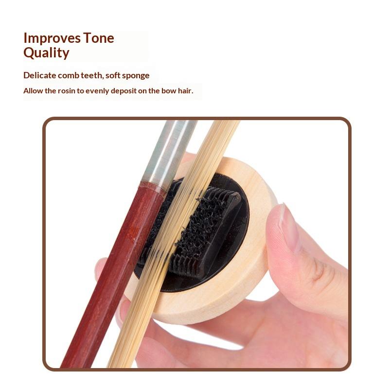 Archetto per Violino Pettine Pettine per Archetto Spargi Pece Grande Viola Rimuove l'Eccesso di Pece Illumina il Timbro Accessori per Violino