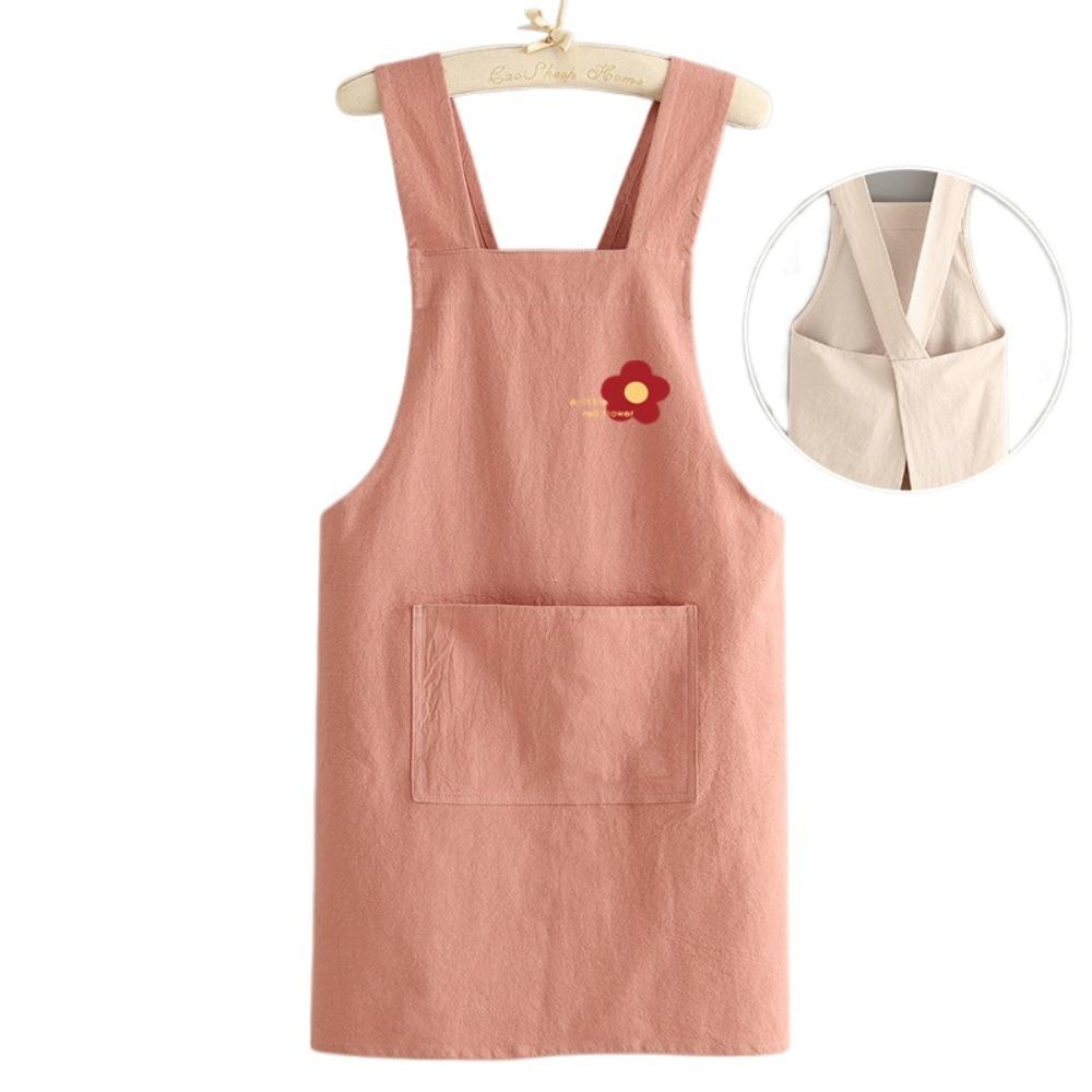Cotton Kitchen Aprons Breathable Wear Resistant Restaurant Work Clothes Soft Anti fouling Coffee House Aprons Home