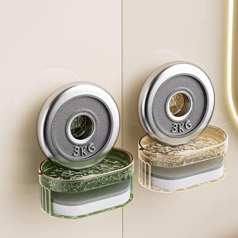 Kreative Wandmontierte Schmetterling Saugnapf Seifenbox Küche Badezimmer Toilette Abfluss Seifenaufbewahrungsbox Schwamm Seifenhalter Abflussbox