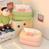 Home Cream Style Tissue Box for Living Room Coffee Table, Dining Table, and Bathroom Paper Storage Holder
