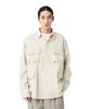 TAKIBI Herringbone Shirt Jacket Outerwear Jacket ECRU M SH-26SU004 Men's Women's