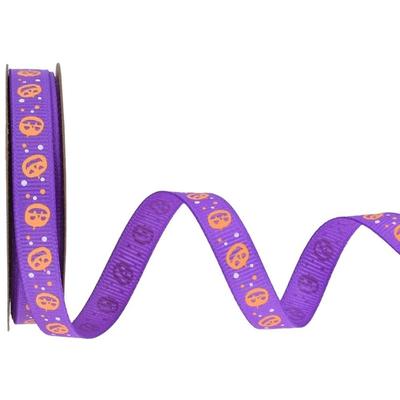 Pumpkin Halloween Decorative Ribbon Bat Ghost Halloween Packaging Gift Box Ribbon Handmade Skeleton DIY Ribbon Strips