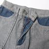 Pantalones Vaqueros Ajustados de Cintura Alta con Bloques de Color - Estilo Europeo y Americano - Primavera 2025
