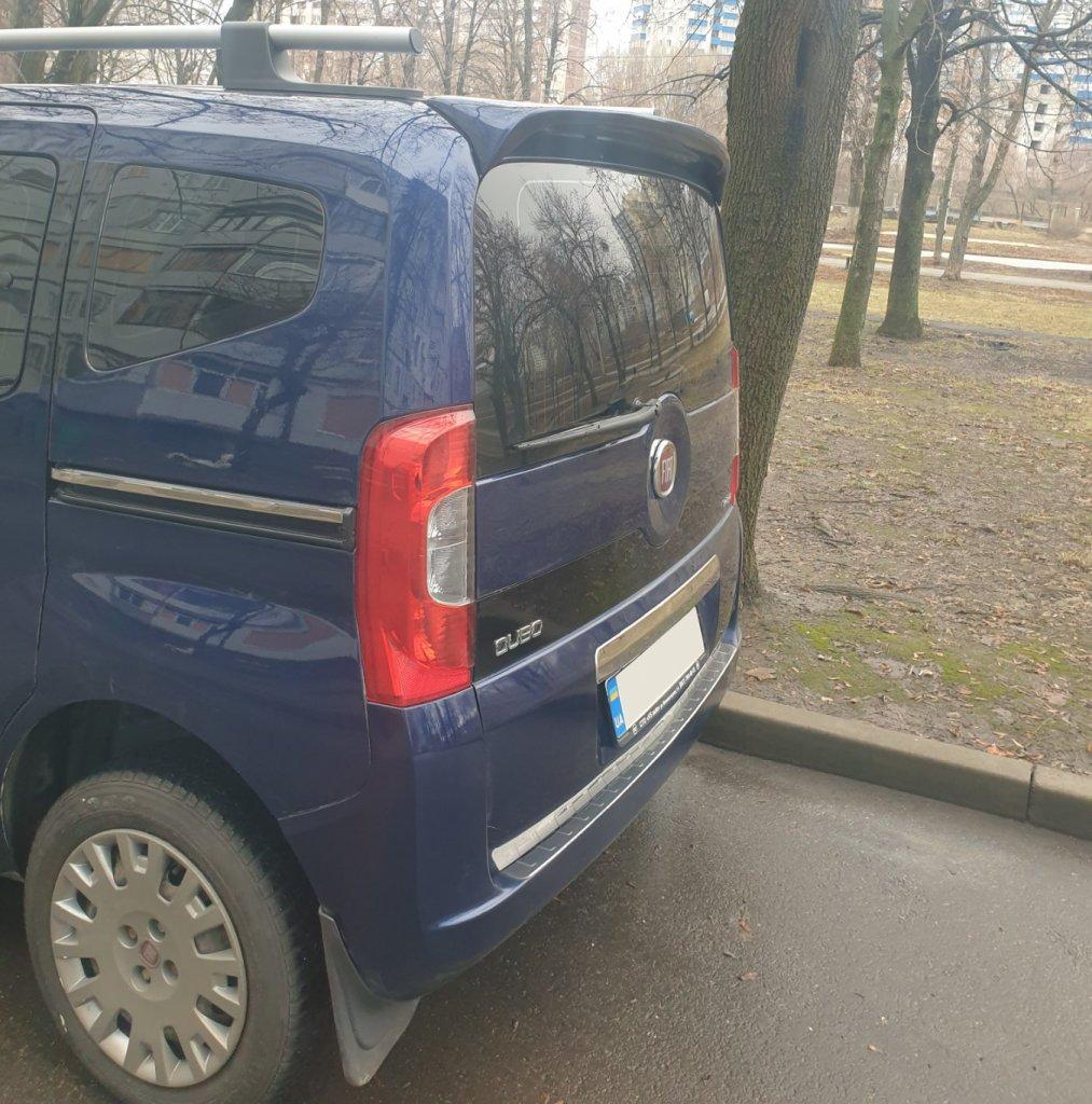 Спойлер Anatomic ляда (под покраску) для Fiat Fiorino/Qubo