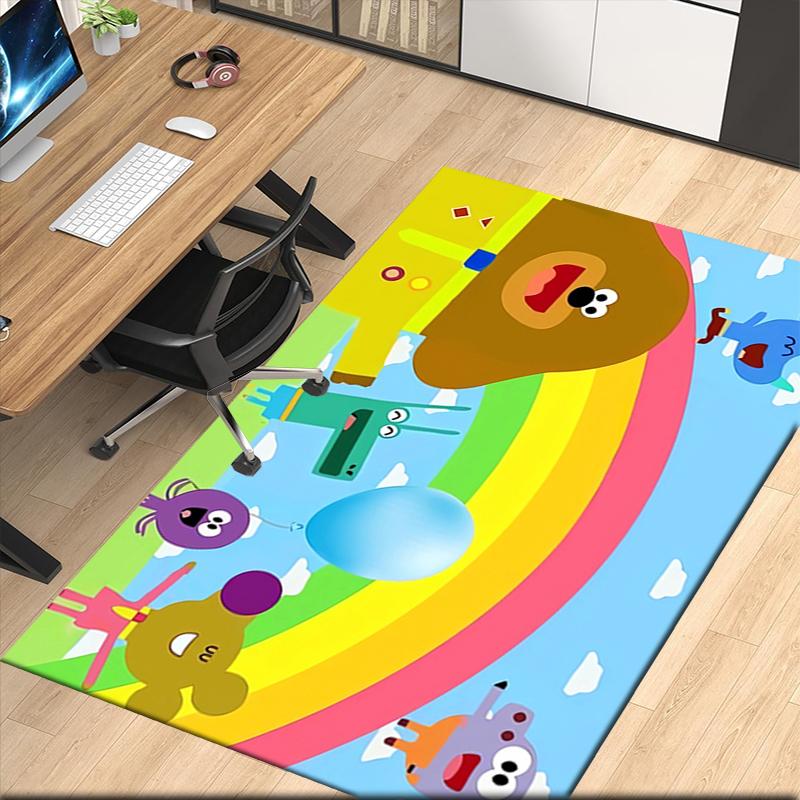 Hey Duggee Printed Carpet, for Office Chair Living Room Bedroom Kitchen Room Decor Gifts.