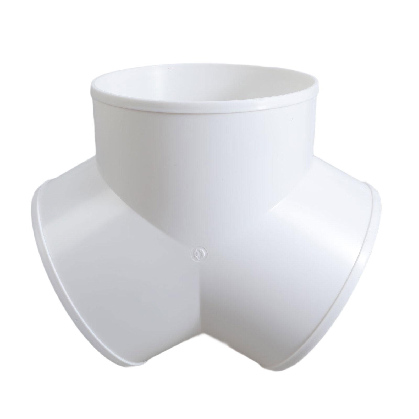 

Y-подібний канальний з єднувач Швидкий з єднувач вентиляційної труби Муфта Розгалужувач на 3 виходи ПВХ Випускна труба Портативна фурнітура 150MM