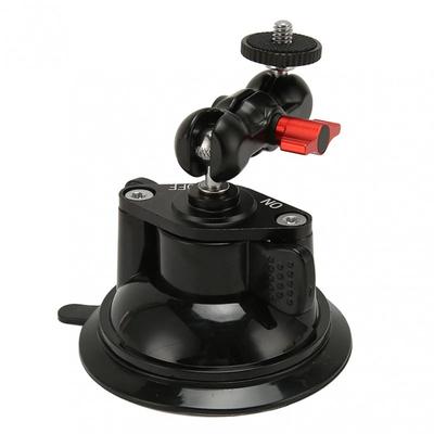 Universal Car Windshield Mount With Ball Head Tripod Adapter Action Camera Smartphone Gimbal