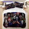 Halloween Horror Characters Set Bedding 1 Duvet Cover 2 Pillowcase Without Core Bedding Set Duvet Cover And Pillowcase Soft And Comfortable