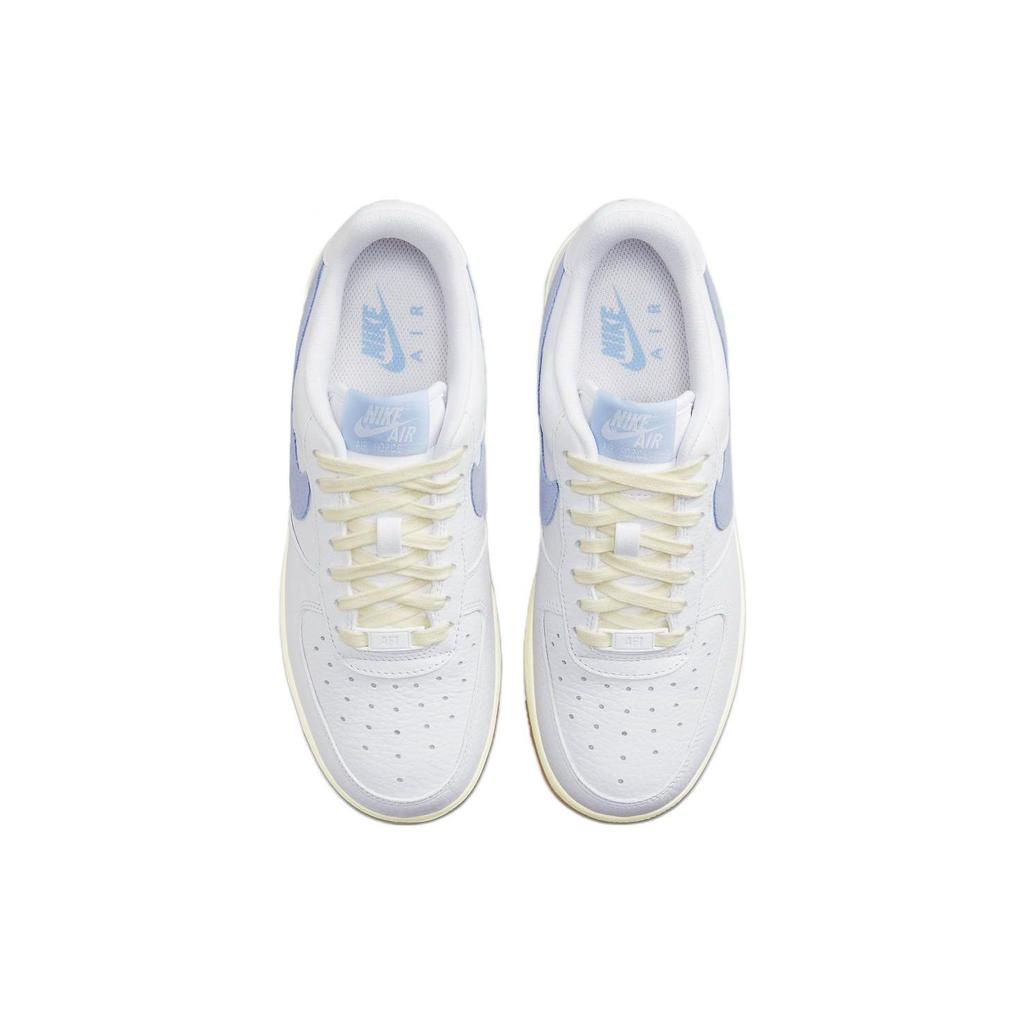 Nike  Air Force 1 07 White Cobalt Bliss Women Sneakers Alabaster Coconut-Milk FD9867-100