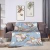 D-Dumbos Plush Blanket Child  Flannel Throw Blanket For Couch Bed Super Soft Design Quality Bedspread Gift