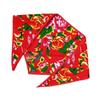 Nordöstliches ethnisches florales Bandana: Dreieckstuch für Errenzhuan Hip Hop-Aufführung