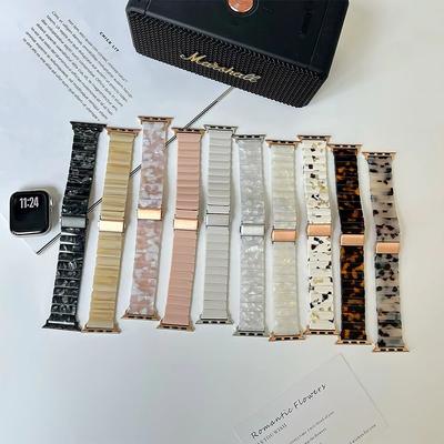 Damski pasek żywiczny do Apple Watch Ultra 3 2 49mm 11 10 42mm 46mm 44mm 45 40 41mm 38mm Bransoleta pętla do Iwatch 9 8 7 SE 6 5 Pasek