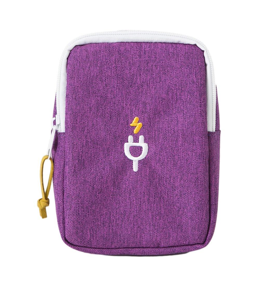 

iSuperb AC Adapter Digital device storage PC peripheral mobile accessory cable and mouse mobile gadget gadget 7 colors available Pouch, Purple. case, фиолетовый