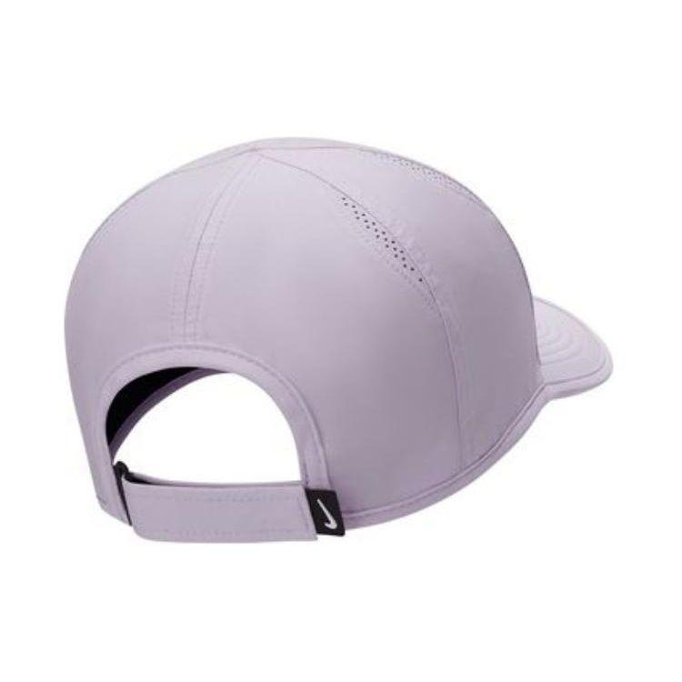 Nike Logo Print Baseball Cap Women caps Purple FB5682512