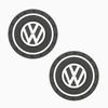 For VW Silicone Anti-slip Car Cup Holder Mat Water Bottle Pad For VW Golf Polo Passat GTI CC Tiguan T-ROC Interior Mouldings KXL-E92 zs2