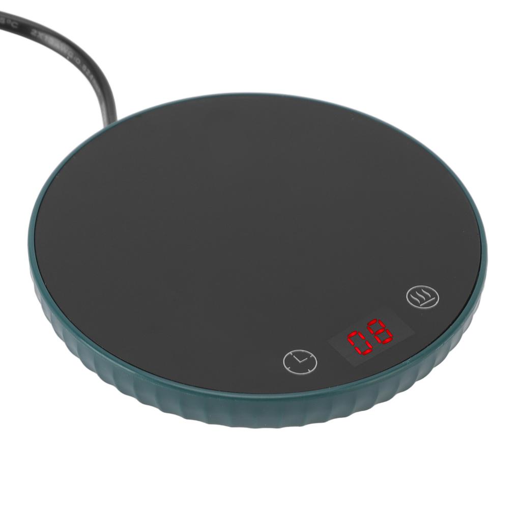 Cup Warmer 55 degrees C Constant Temperature Digital Display Touch Button Heating Coffee Warmer for Desk