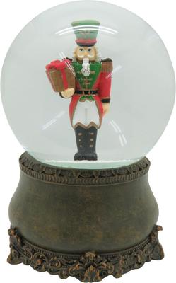 Maruwa Trading Christmas Snow Globe Music Box Soldier 400819403