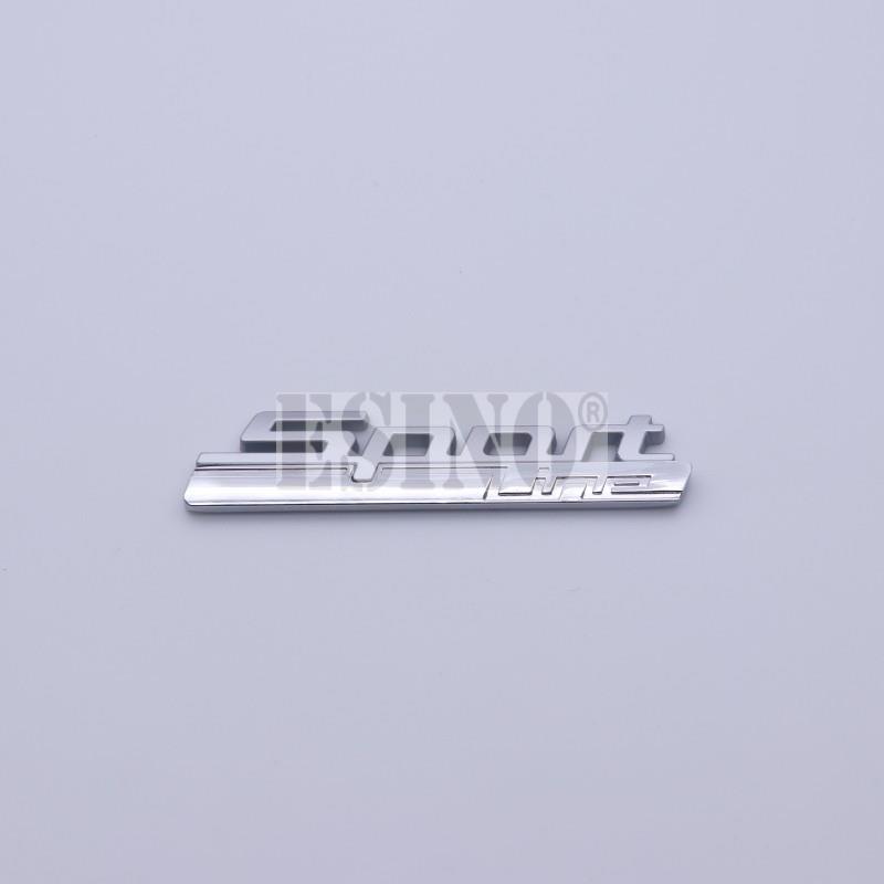 Car Styling Universal 3D Car Trunk Metal Adhesive Badge Emblem Sport Line Rear Body Tailgate Fender Styling Badge for BMW