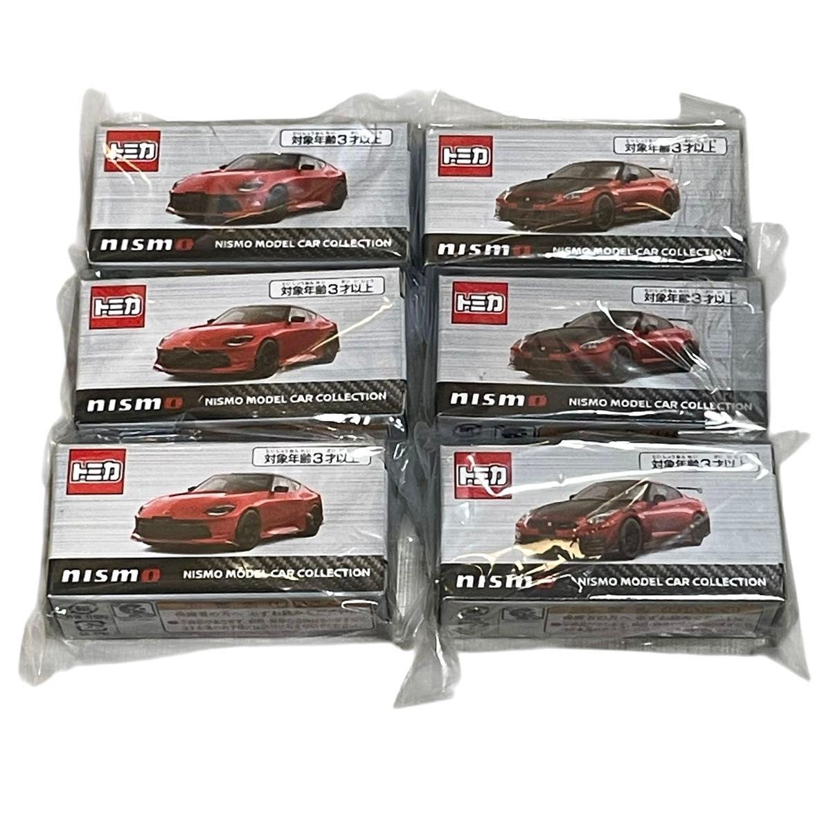 Used Tomica Nissan Online Limited NISSAN GT-R NISMO Fairlady Z NISMO 6 Piece Set Vibrant Red