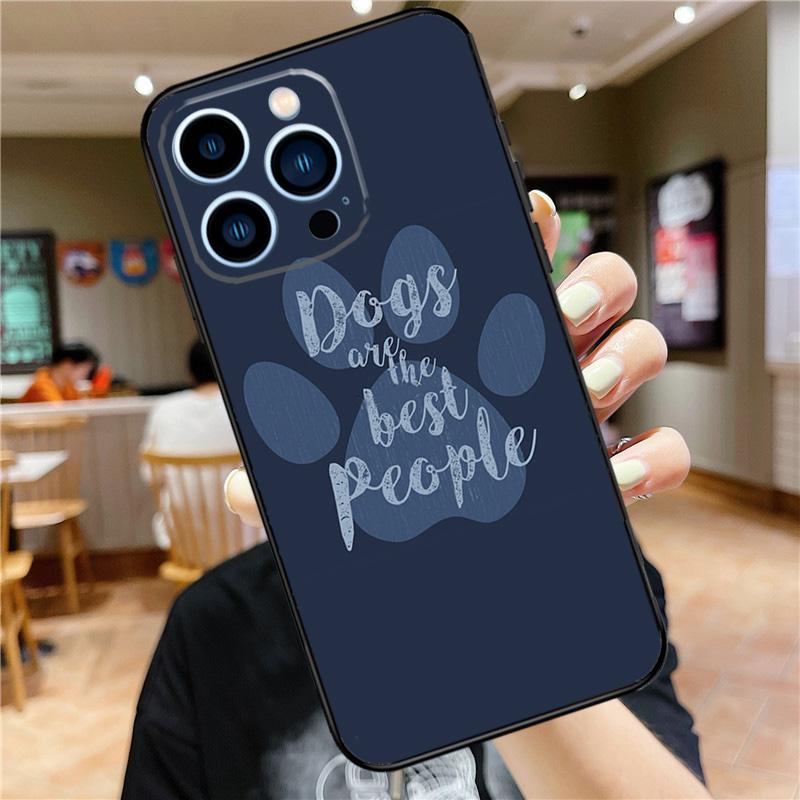Dog foot print Paw Colorful Pattern Case For iPhone 17 16 15 14 13 12 11 Pro Max Mini Plus 16e 17 Air Bumper Cover Accessories