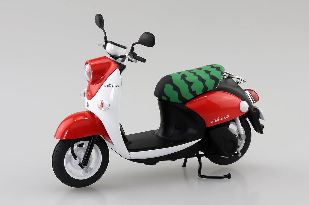Aoshima Bunka Kyozai The Bike Series Can I Charge Plastic Model Co., Ltd. (AOSHIMA) 1/12 No. JU-01 It? E-Vino (Motorcycle)