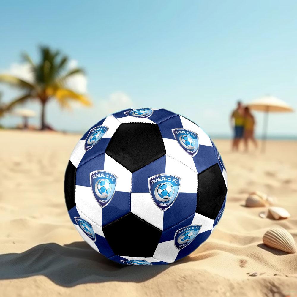 1pc Al Hilal SFC Soccer Ball Size 5 Indoor Soccer Ball Fashion Colorful Backyard Game - Great For Sports Fans Gift HE20
