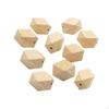 10 Pieces Wooden Beads Decoration Irregular Modern 2Cmx3cm Wood Spacer for Garland Farmhouse